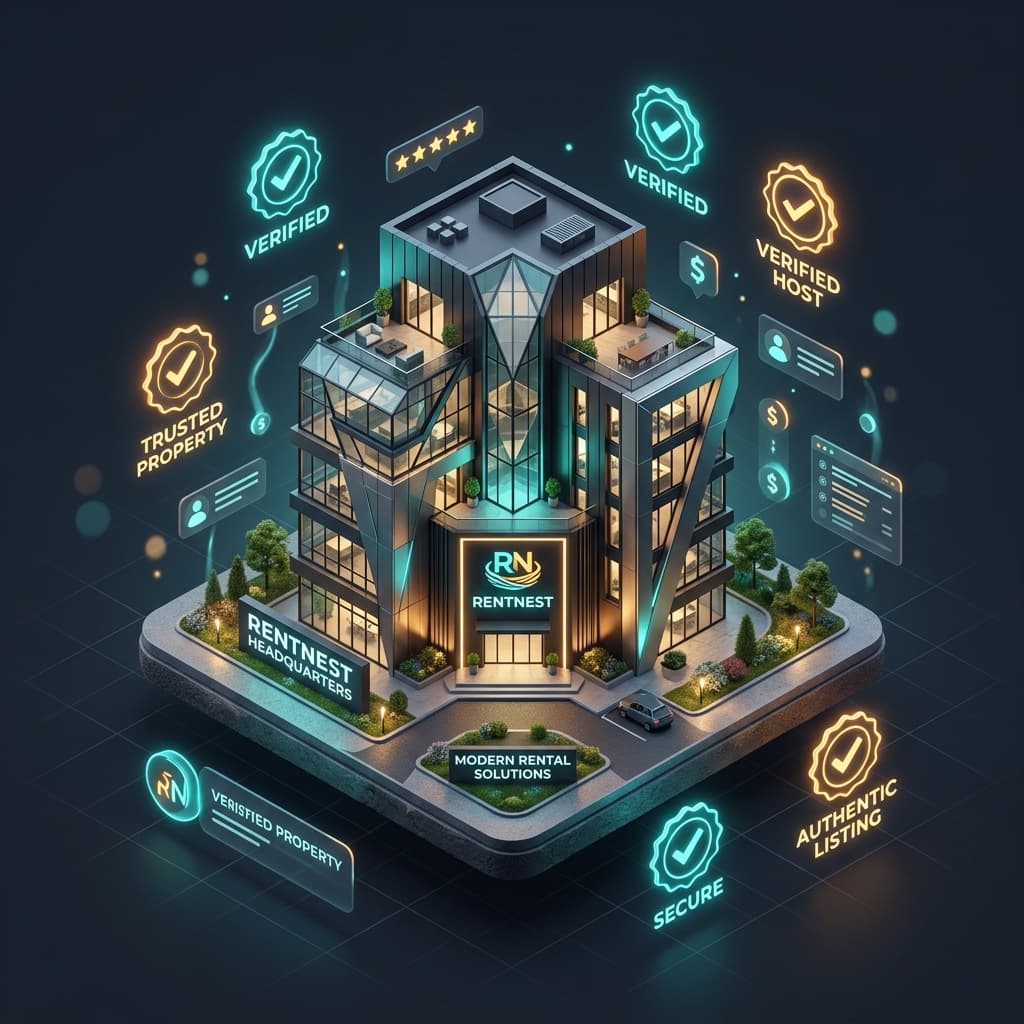 RentNest 3D Headquarters